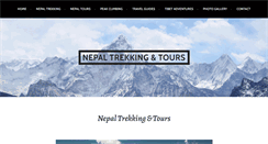Desktop Screenshot of nepal-trekking-tour.com